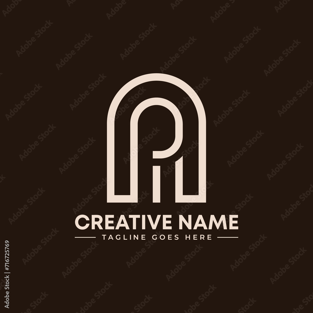 Letter O and arch Combination mark logo. interior logo design Letter O and arch Combination mark logo. interior logo design