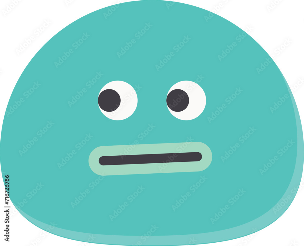not smiley face with smile