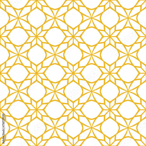 Intricate Islamic patterns showcase geometric elegance  intertwining lines  and vibrant motifs. Symmetry prevails  creating mesmerizing designs that reflect unity and connection to the divine.