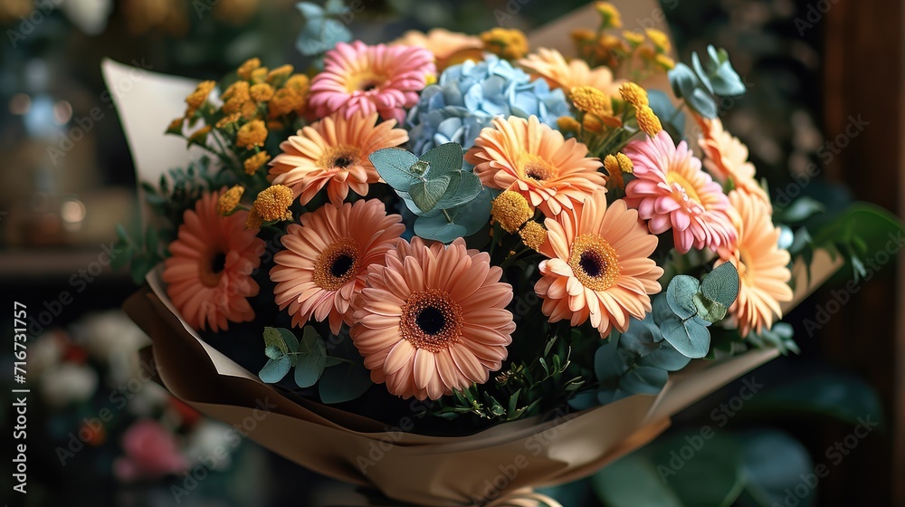 bouquet of  gerbera flowers