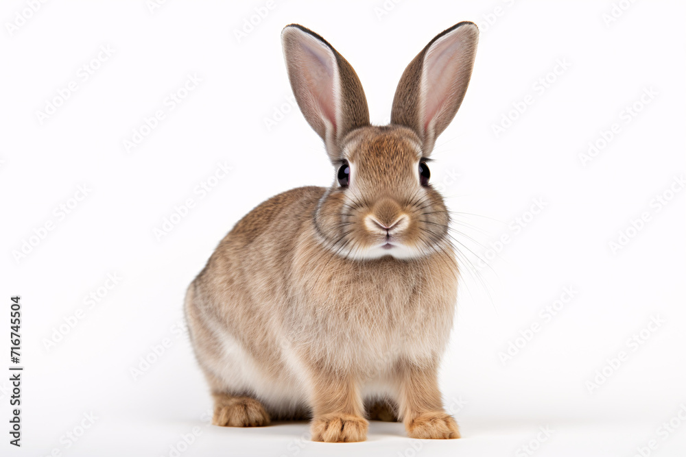 Hase isoliert auf weißem Hintergrund Hase isoliert auf weißem Hintergrund