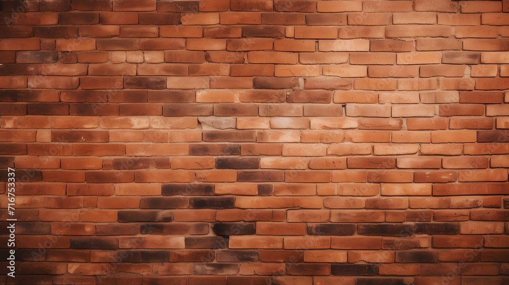 Brick wall texture background. Red brick wall wallpaper in vintage style. Orange background. Interior of brick building. Red brickwork. House construction industry background. Loft style house wall. Brick wall texture background. Red brick wall wallpaper in vintage style. Orange background. Interior of brick building. Red brickwork. House construction industry background. Loft style house wall.