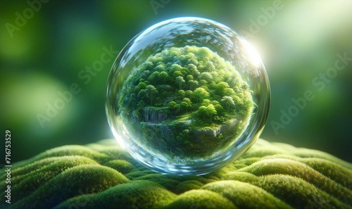 Fototapeta Naklejka Na Ścianę i Meble -  green planet earth