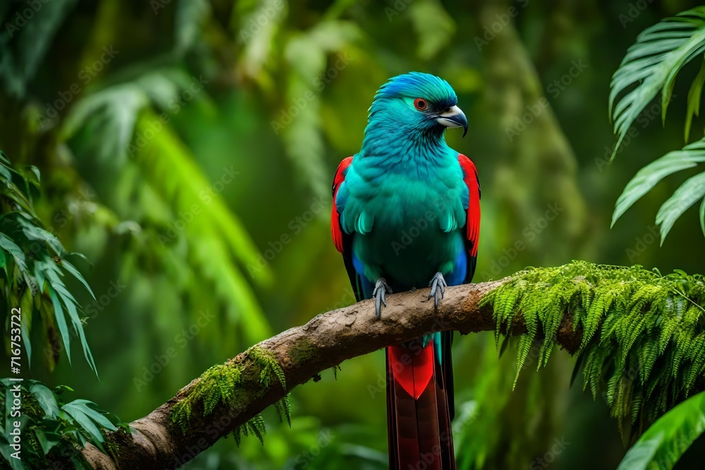 Obraz premium blue and yellow macaw