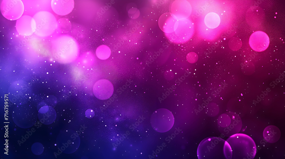Abstract Cosmic Particle Bokeh Background