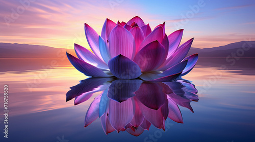 purple lotus flower high definition(hd) photographic creative image
