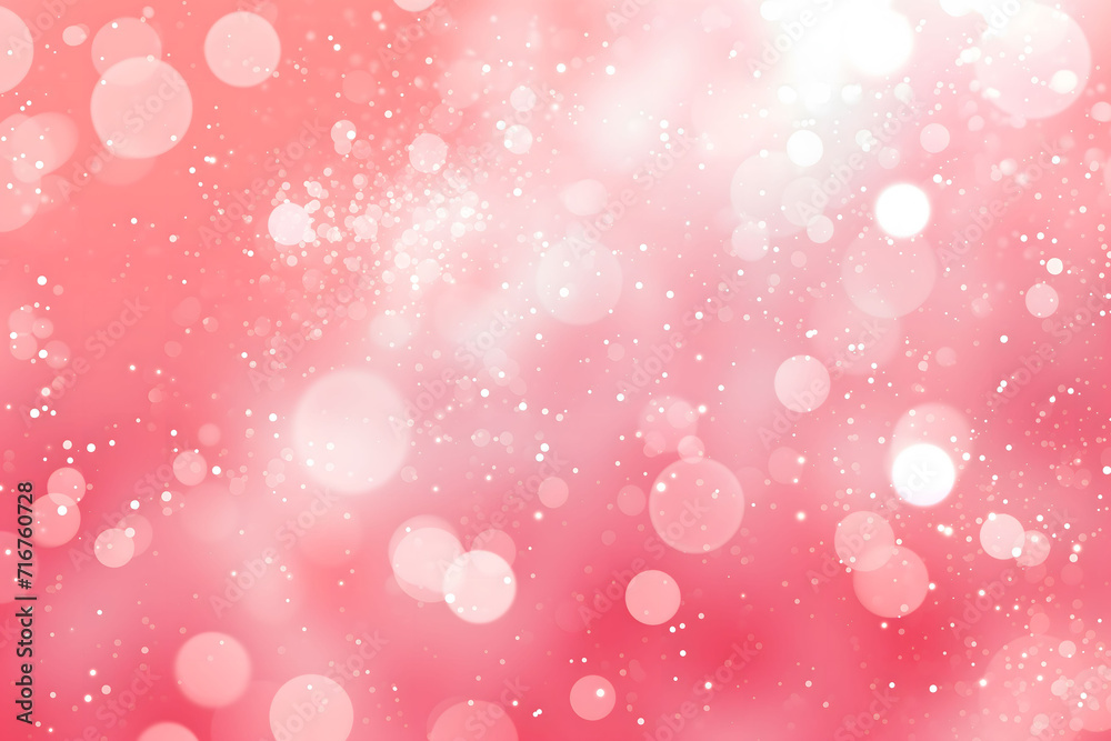 Glowing Pink Bokeh Circles Glowing Pink Bokeh Circles