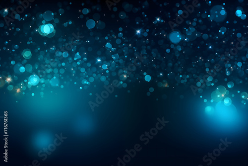 Abstract Starry Bokeh Copy Space