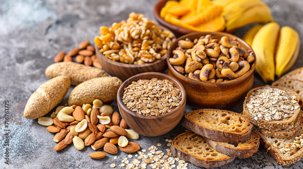 nuts and dried fruit