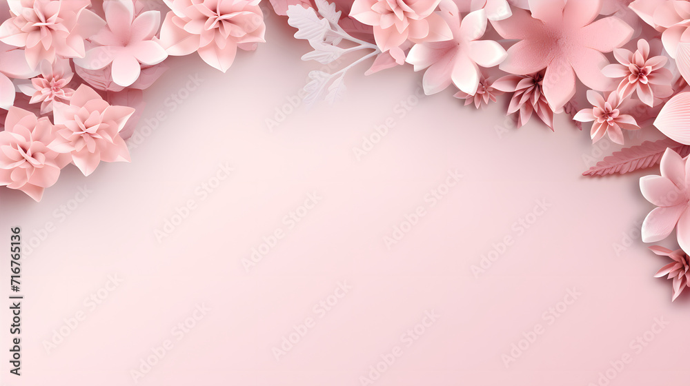 Flower border background image Flower border background image