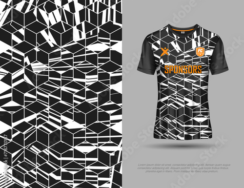 Soccer jerseys abstract  texture background for racing jersey, downhill, cycling, football, gaming