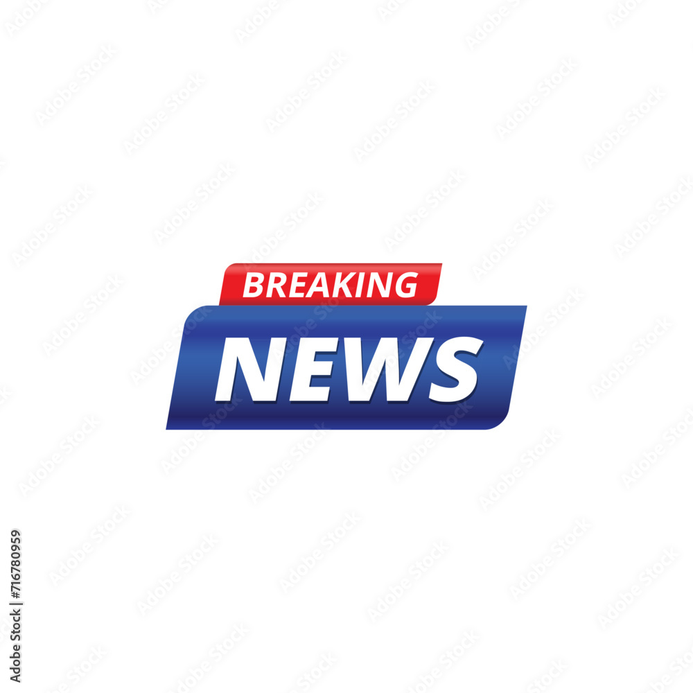 Breaking News vector templates. News TV program title, elegant and modern style, live news vector Breaking News vector templates. News TV program title, elegant and modern style, live news vector