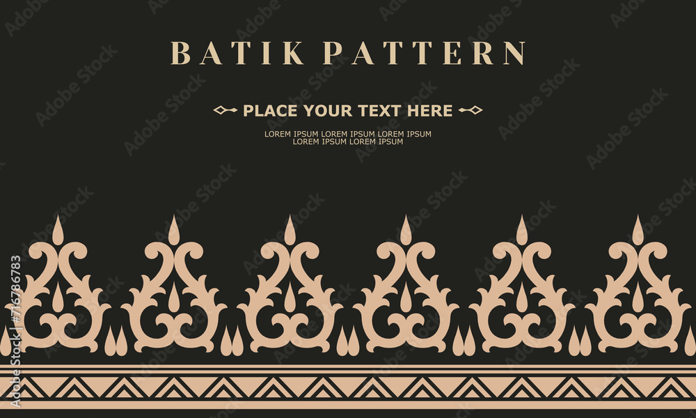 ornament vector pattern traditional design batik pattern