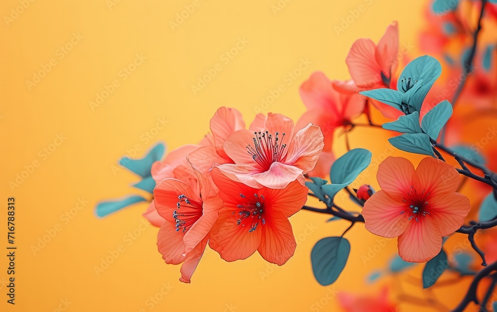 Obraz premium Blooming Vibrant Flowers