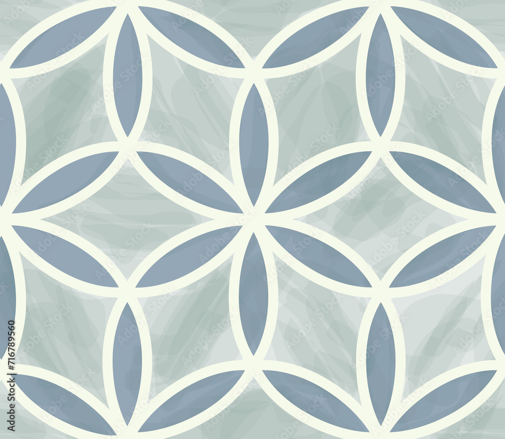 Floral line artistic decorative endless patern. Abstract organic shapes ornamental tile leaves and lines geometric pattern. Stylish template for design. Floral line artistic decorative endless patern. Abstract organic shapes ornamental tile leaves and lines geometric pattern. Stylish template for design.