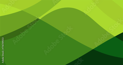 abstract green bio curve elegant background photo