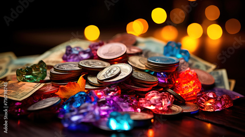 coins and jewelries