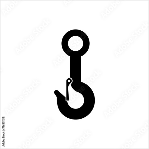 Crane Hook Icon, Tow Hook