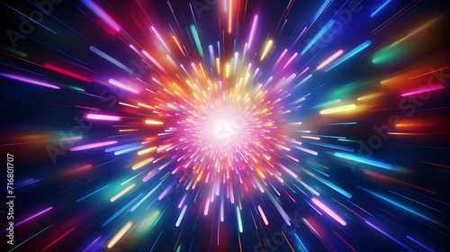 disco light explosion,spotlight center, vibrant color