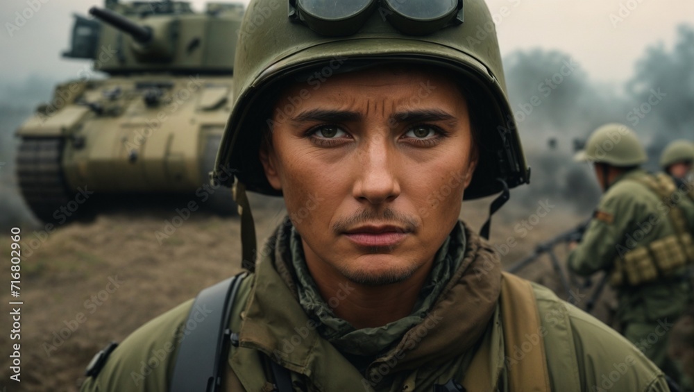 portrait of a soldier portrait of a soldier