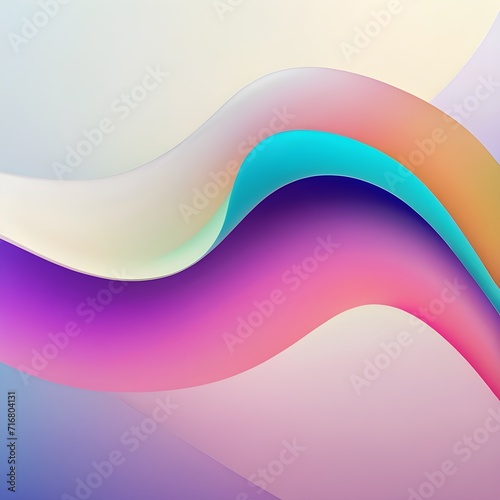 Gradient spiral curve moving background