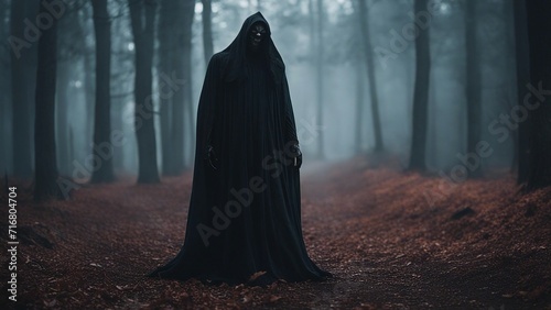 ghost in a forest  Dementor demon evil death studio  photo