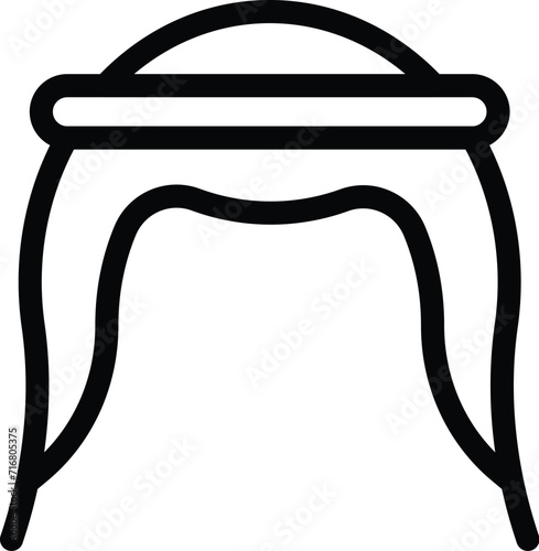 Arabic headwear icon outline vector. Middle eastern. Casual character