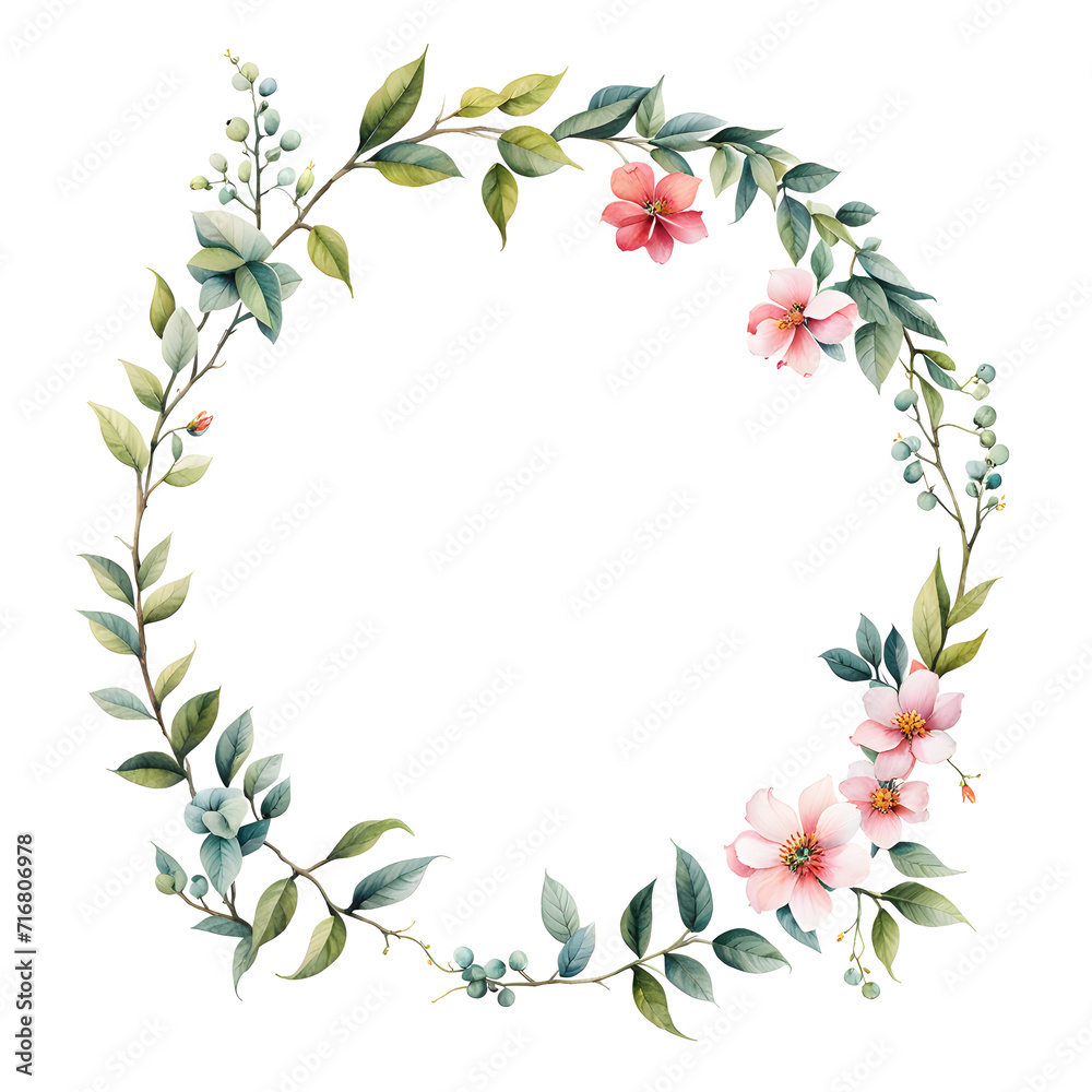 vintage-botanical-frame-dominates-the-composition-featuring-delicate-line-art-of-flora-minimalist