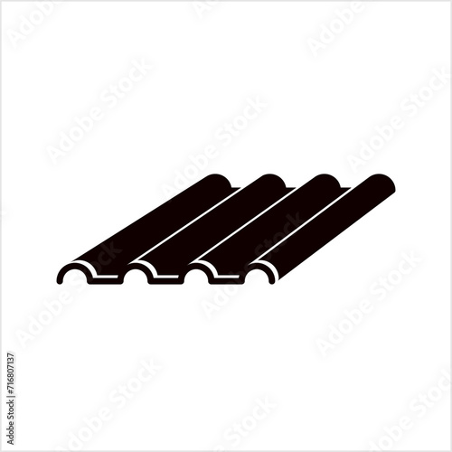 Roofing Sheet Icon, Roofing Material Icon