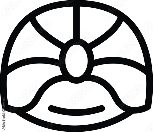 Headwear arab man icon outline vector. Fashion trendy. Outfit dress