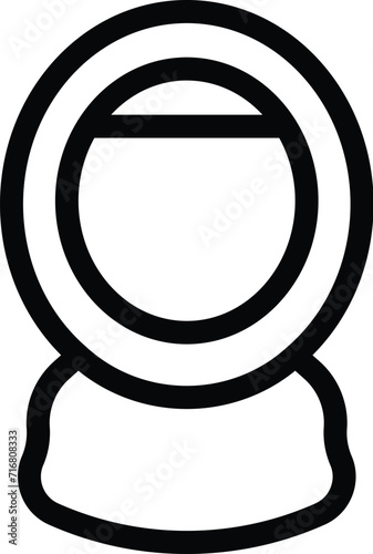 Various career female icon outline vector. Middle eastern. Male person clothing