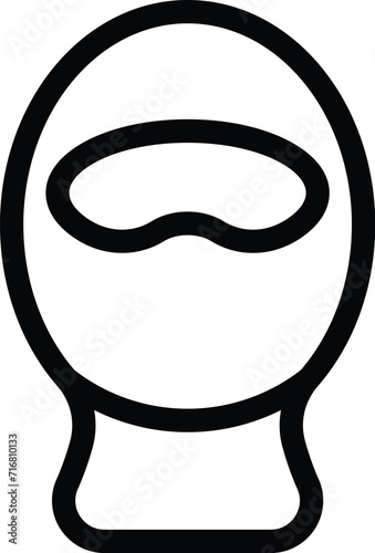 Arabic headwear icon outline vector. Career female. Person fashion