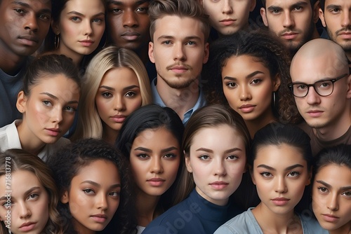 A group of diverse faces © Neal