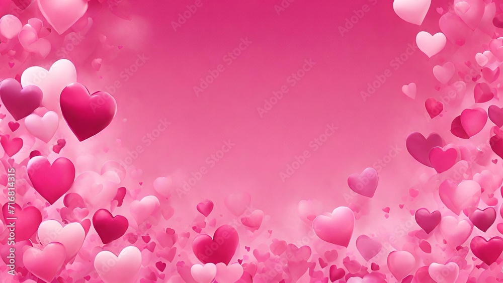 pink background with hearts pink background with hearts