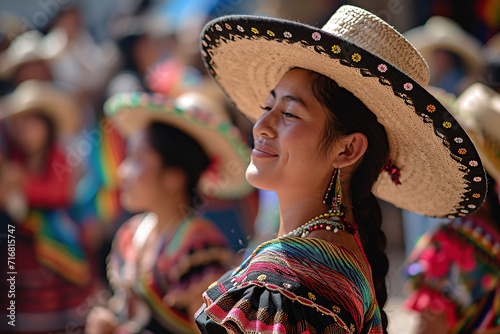 Vibrancy of a traditional Mexican fiesta