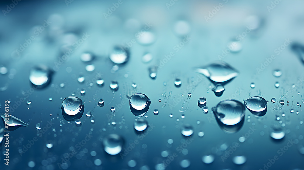 Frosted glass and water drops are used as a background.