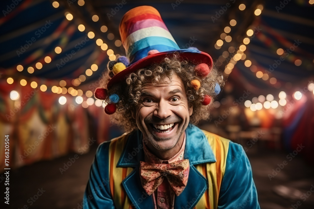portrait of a person in a carnival costume,ai generated