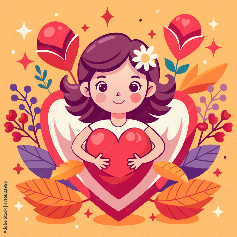 cupid with heart cupid with heart
