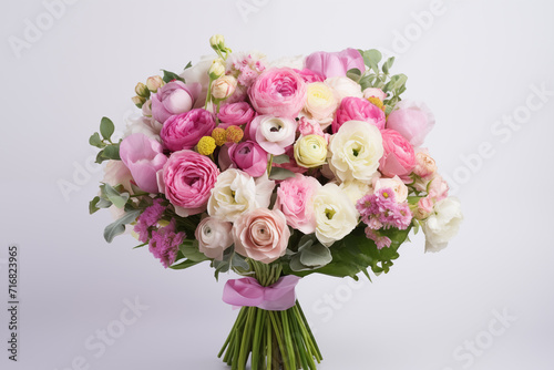 Spring flowers bouquet. International Women's Day, Mother's Day. Delivery of flowers © Aleksandr