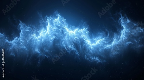 Starry sky technology sci-fi, galaxy with noise and grain background. Nebula Black Hole, night view.