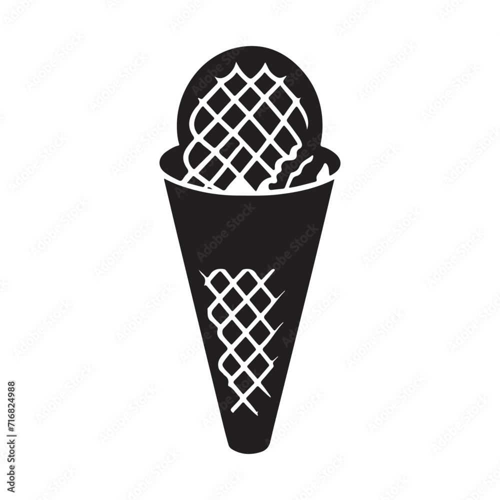 Ice Cream Cone Icon Ice Cream Cone Icon