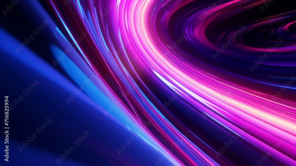 Gradient flowing wave lines. Pink and blue lines. Futuristic poster template. Gradient flowing wave lines. Pink and blue lines. Futuristic poster template.