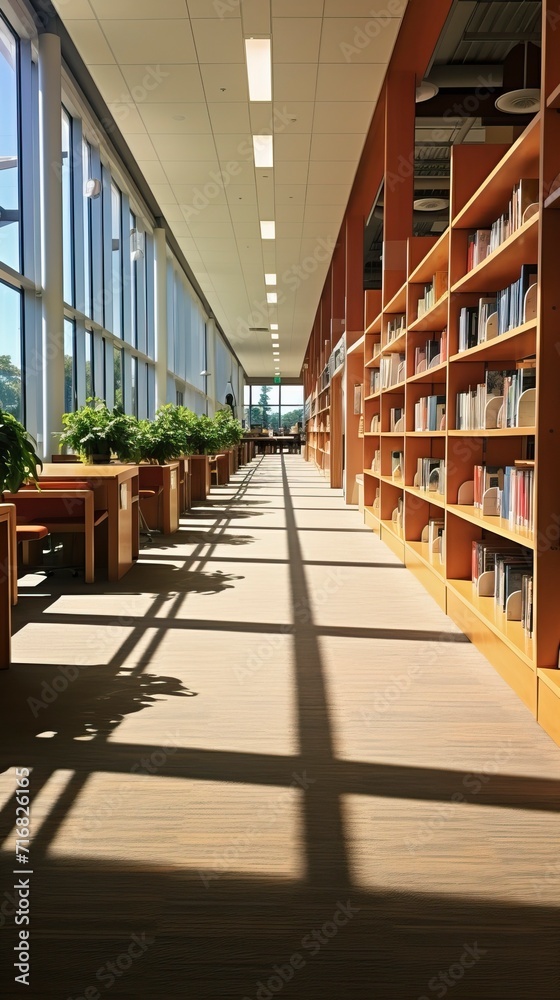 Cozy Library_Interior with sitting arrangement and Lots of Books