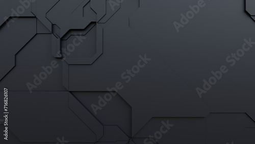 Abstract wallpaper black grey scifi panel grey luxury background. A dynamic backdrop for graphic design.