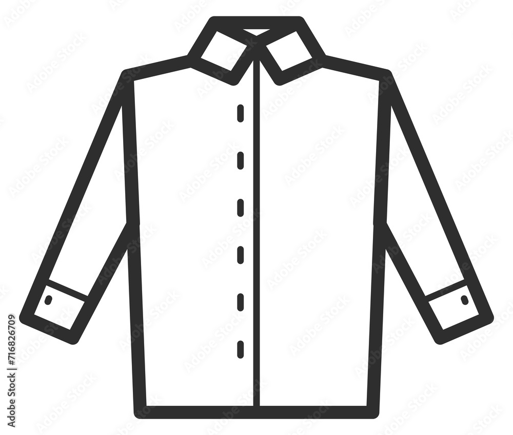 Shirt icon. Classic apparel. Male formal clothes Shirt icon. Classic apparel. Male formal clothes
