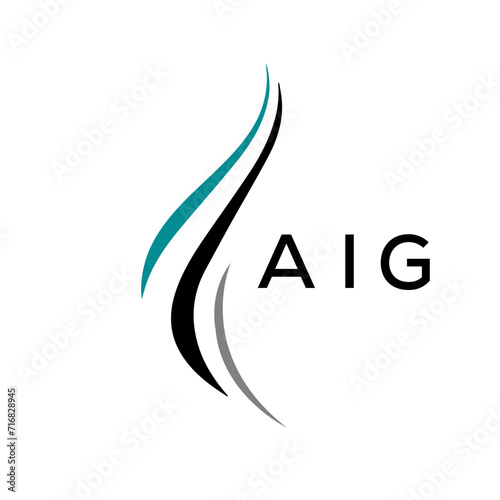 AIG Letter logo design template vector. AIG Business abstract connection vector logo. AIG icon circle logotype. 