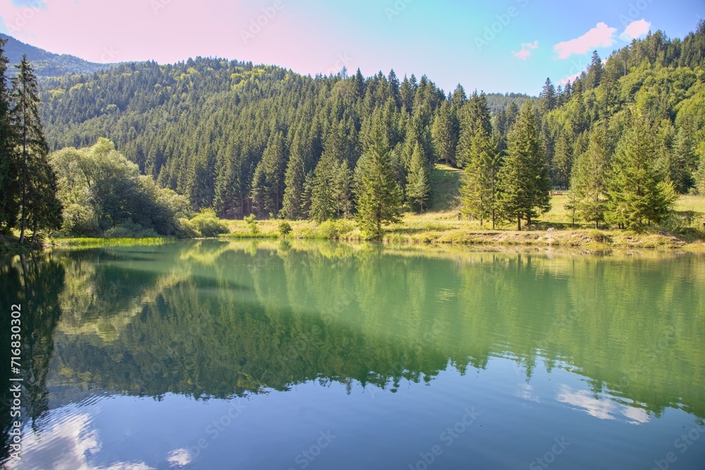 Čutkovská valley by Ruzomberok in summer, Slovakia