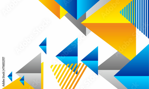 Free Download Abstract memphis geometric background design - GFXLoad