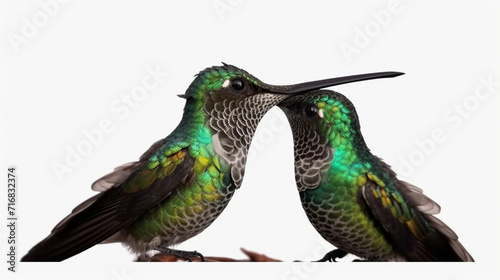 Hummingbird in the Flower