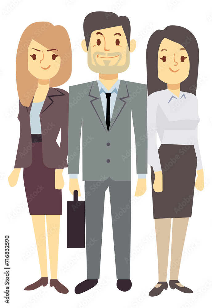 Colleagues standing together. Business team. Office people Colleagues standing together. Business team. Office people